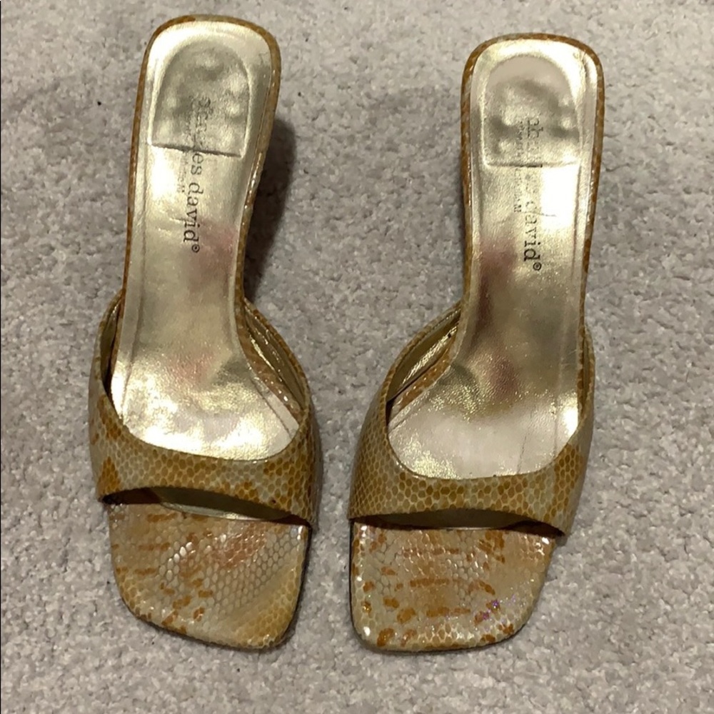 Used Charles David Mules Gorgeous Summer Colors